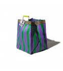 Puebco - Petit sac à rayures en plastique recyclé