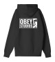 OBEY - Sweat à capuche noir