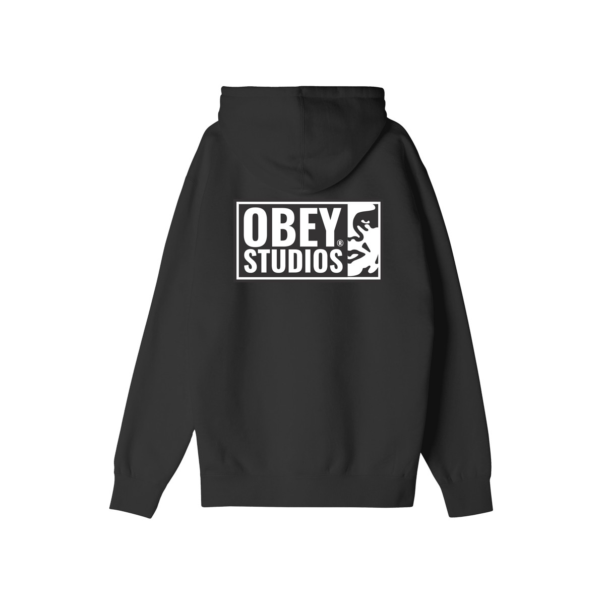 OBEY - Sweat à capuche noir