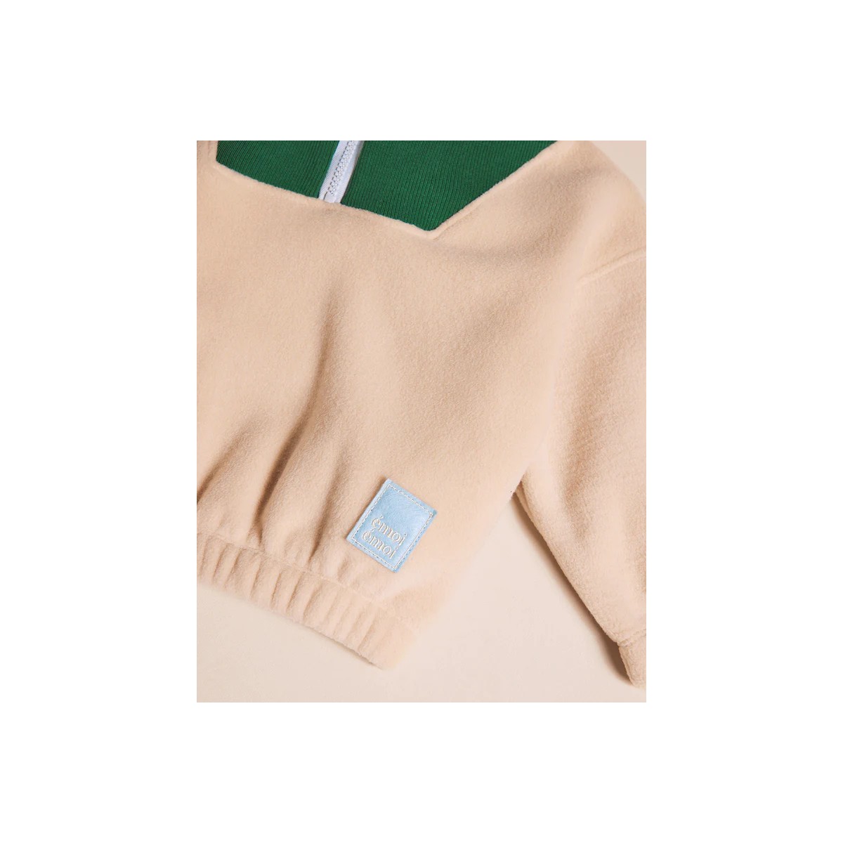 Émoi Émoi - Sweat polaire enfant beige