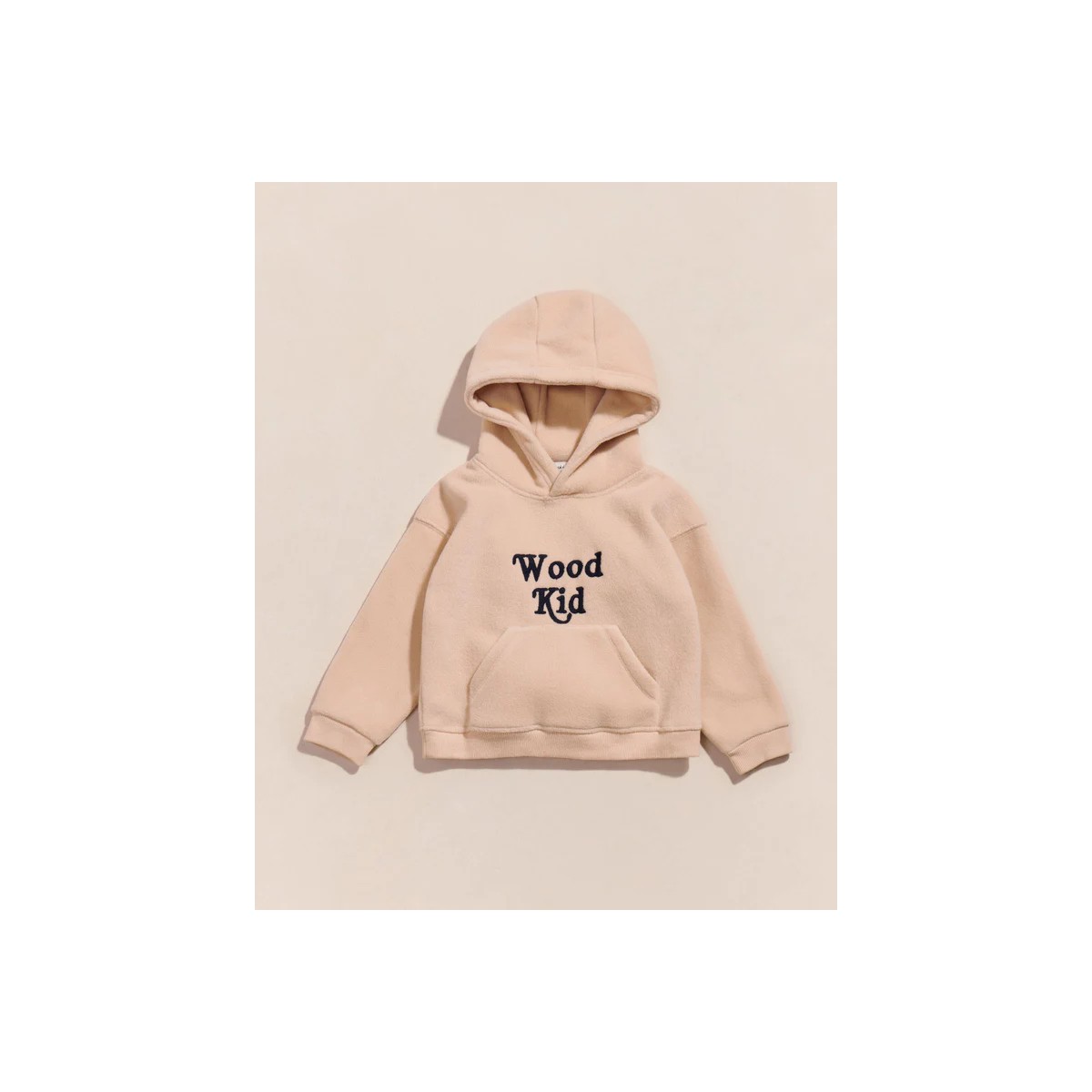 Émoi Émoi - Sweat à capuche polaire enfant beige