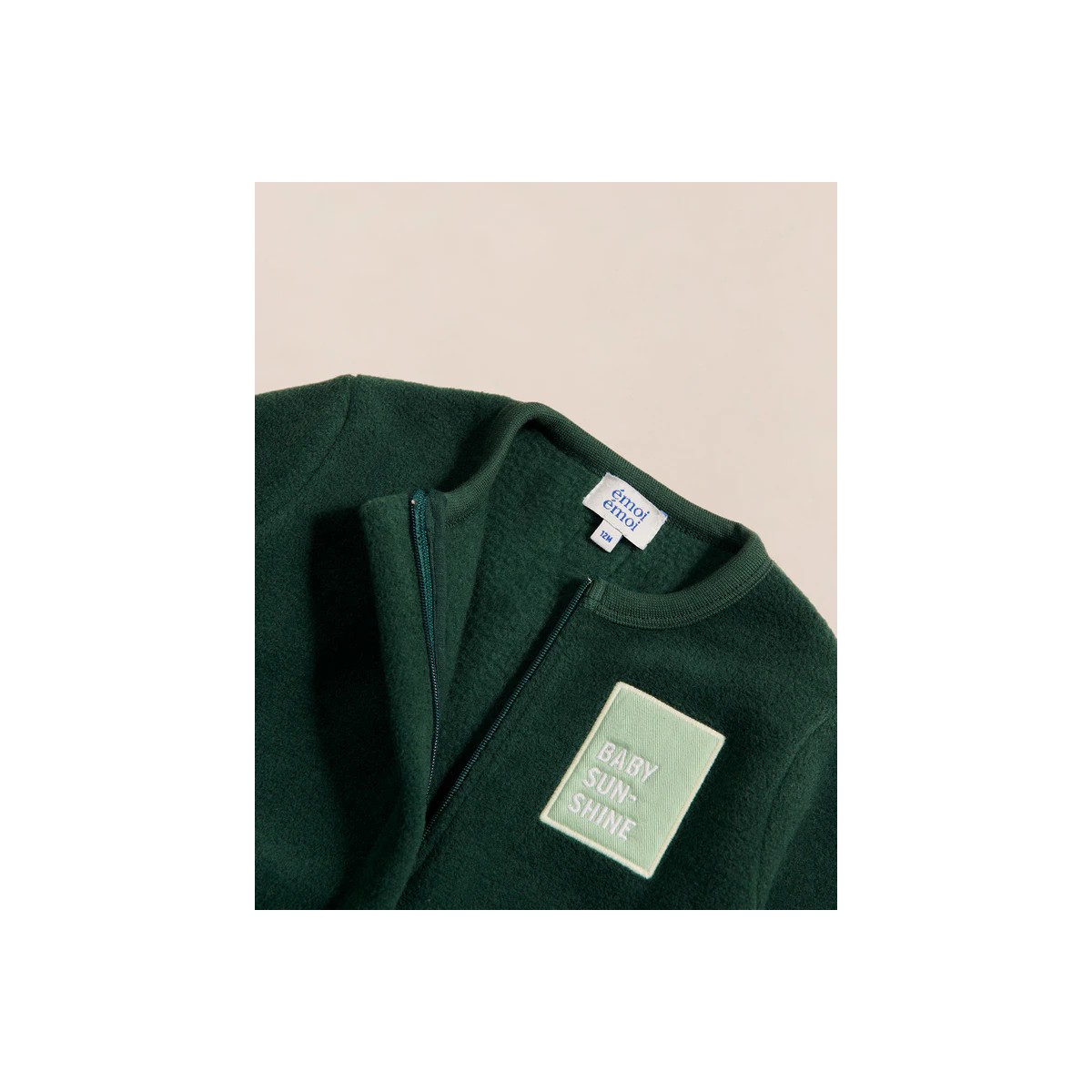 Émoi Émoi - Combinaison polaire enfant verte