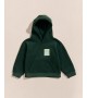 Émoi Émoi - Sweat à capuche polaire enfant vert