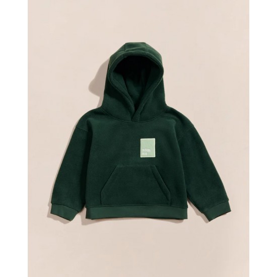 Émoi Émoi - Sweat à capuche polaire enfant vert