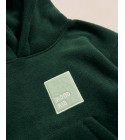 Émoi Émoi - Sweat à capuche polaire enfant vert