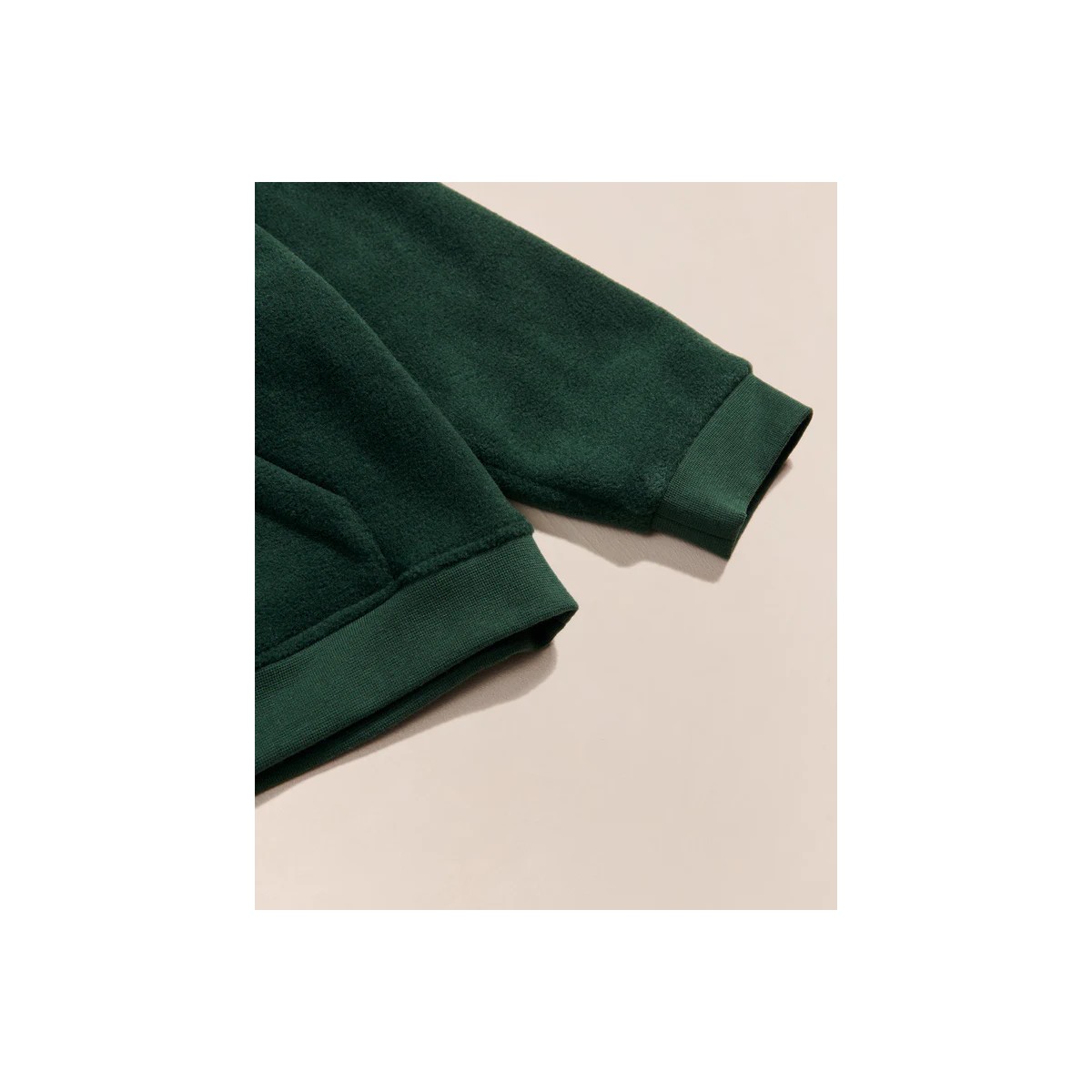 Émoi Émoi - Sweat à capuche polaire enfant vert