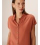 Grace et Mila - Chemise manches courtes terracotta