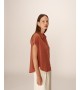 Grace et Mila - Chemise manches courtes terracotta