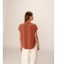 Grace et Mila - Chemise manches courtes terracotta