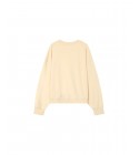 Grace et Mila - Sweat beige " Merci "