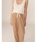 Grace et Mila - Pantalon en velours beige