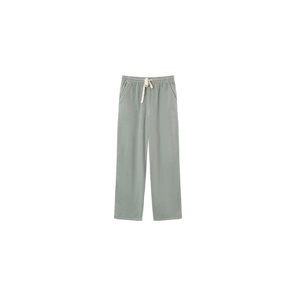 Grace et Mila - Pantalon en velours vert