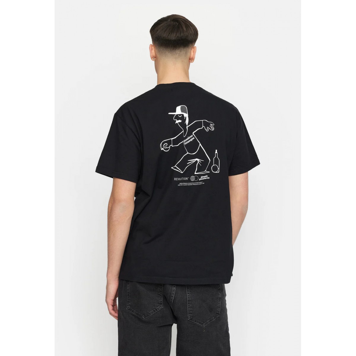 Révolution - T-Shirt noir imprimé