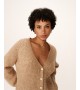 Grace et Mila - Cardigan en laine beige