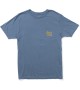 Salty Crew - T-shirt bleu imprimé pour homme