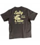 Salty Crew - T-shirt noir imprimé pour homme