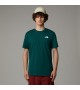 THE NORTH FACE - T-shirt vert sapin