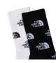 THE NORTH FACE - Lot de 2 chaussettes à logo