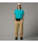 THE NORTH FACE - T-shirt bleu Simple Dome cropp