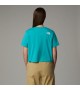 THE NORTH FACE - T-shirt bleu Simple Dome cropp