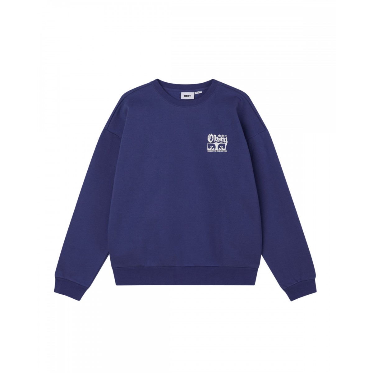 OBEY - Sweat bleu foncé homme