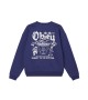 OBEY - Sweat bleu foncé homme