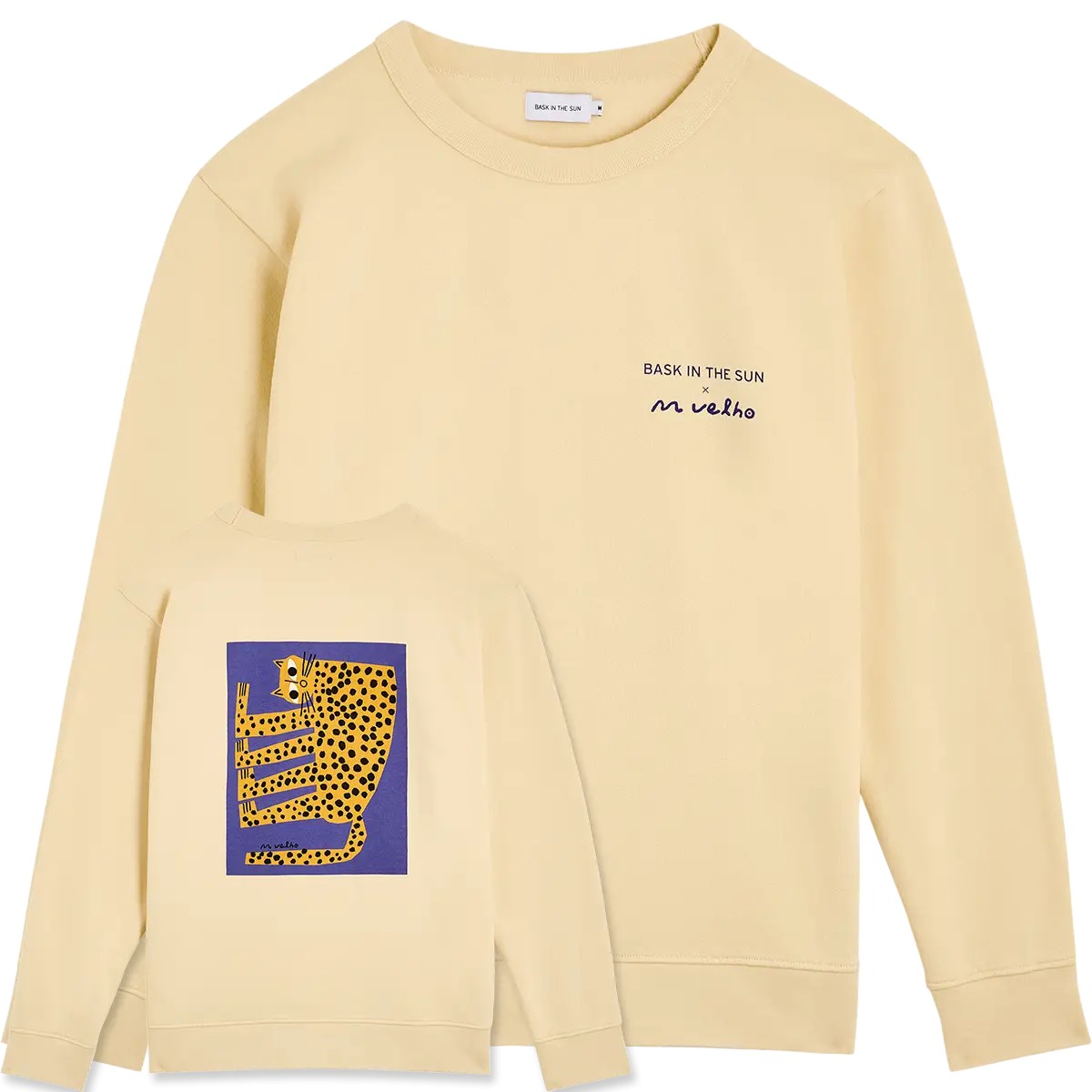 Bask in the sun - Sweat jaune pastel Marcello Velho