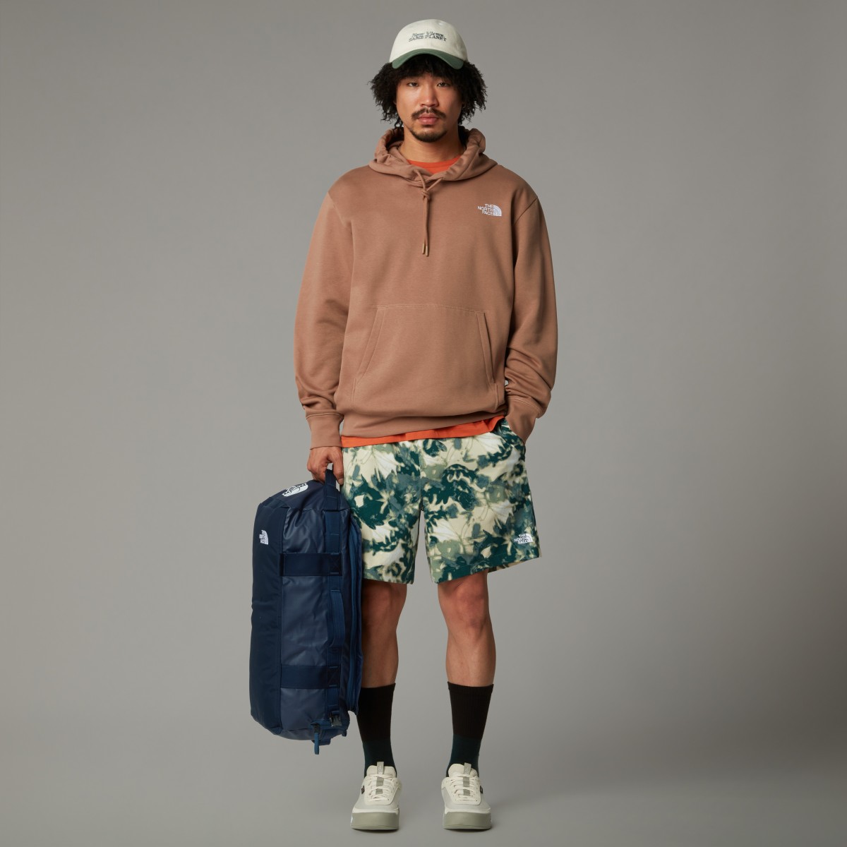 THE NORTH FACE - Sweat à capuche marron clair homme