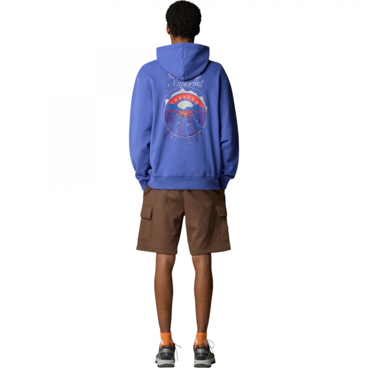 THE NORTH FACE - Sweat à capuche unisexe bleu