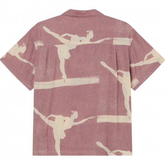 OBEY - Chemise rose manches courtes pour homme 2