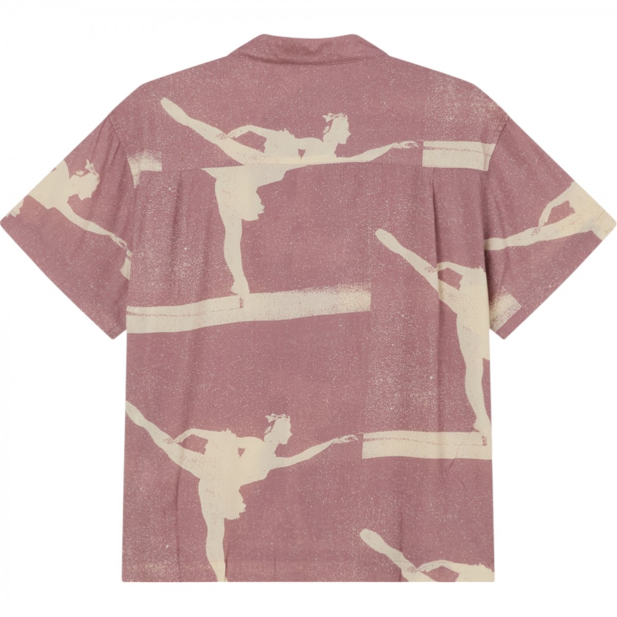 OBEY - Chemise rose manches courtes pour homme