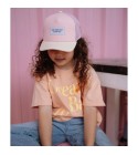 Hello Hossy - Casquette enfant rose beige