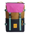 Topo designs - Sac à dos rover pack marron bleu