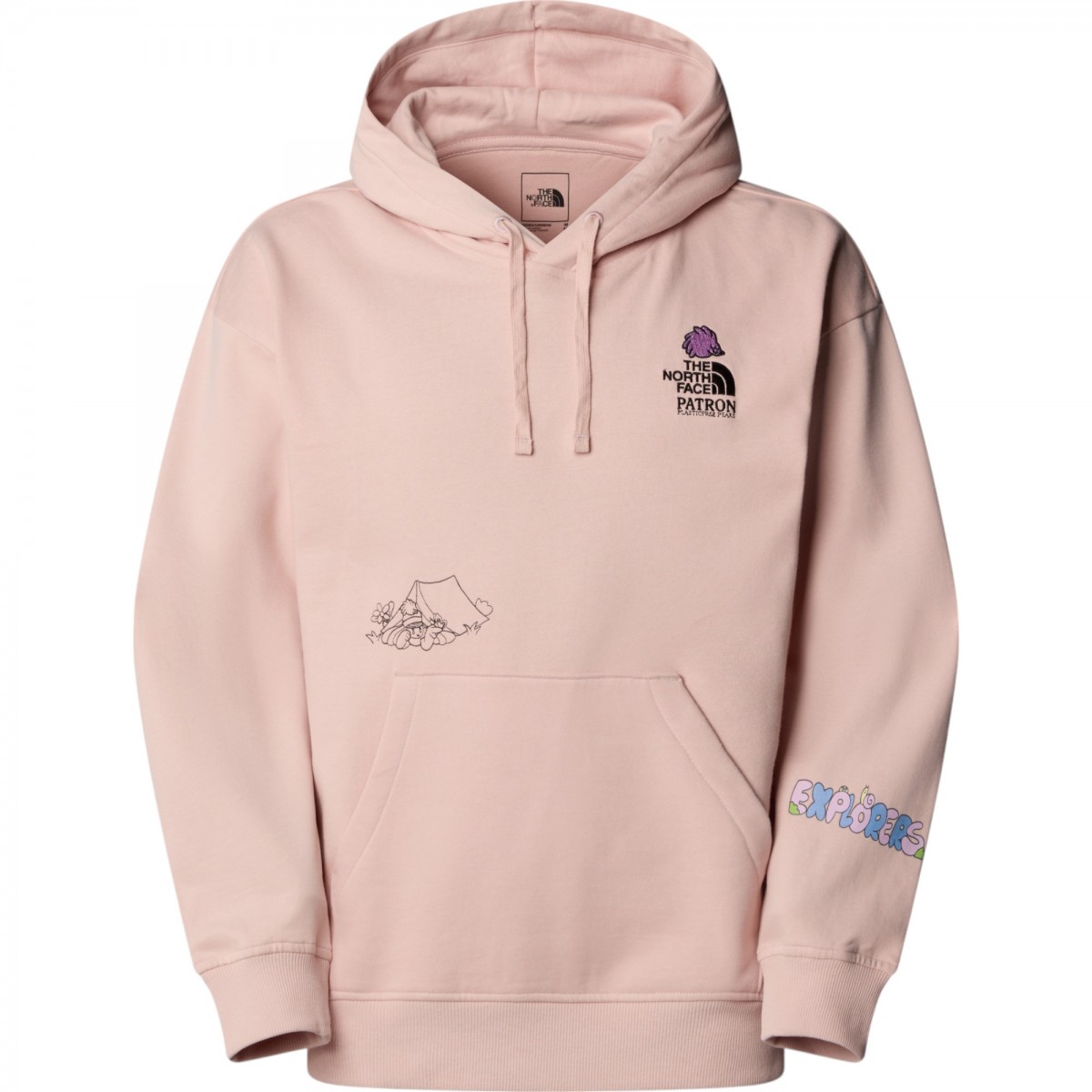 THE NORTH FACE - Sweat à capuche unisexe rose