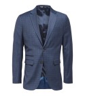Selected - Veste costume bleu à carreaux