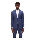 Selected - Veste costume bleu à carreaux