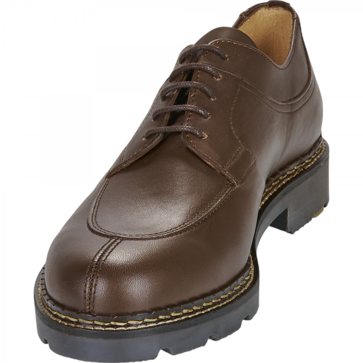 Christian Pellet - Derbies en cuir marron