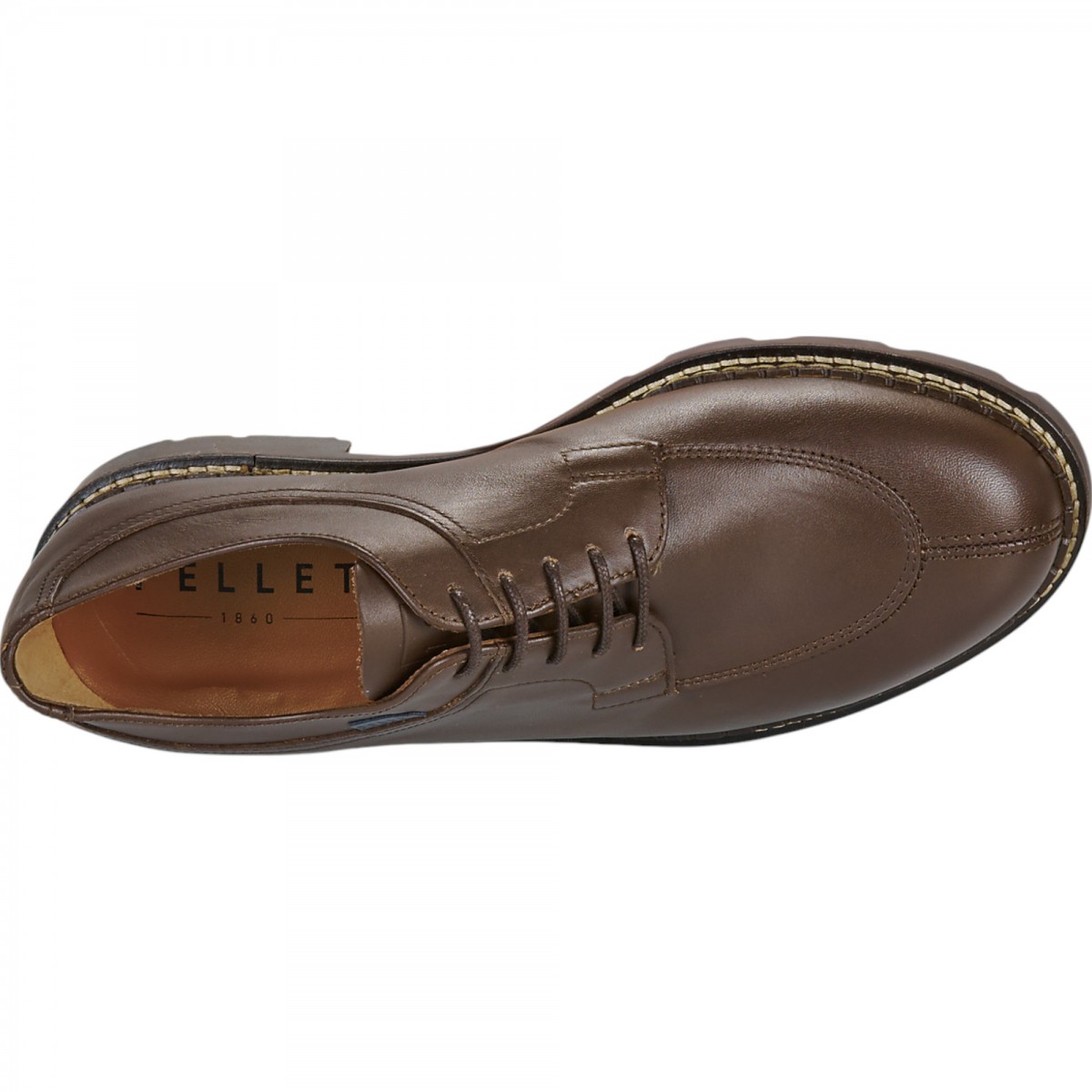 Christian Pellet - Derbies en cuir marron