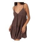 Rhythm - Robe courte chocolat