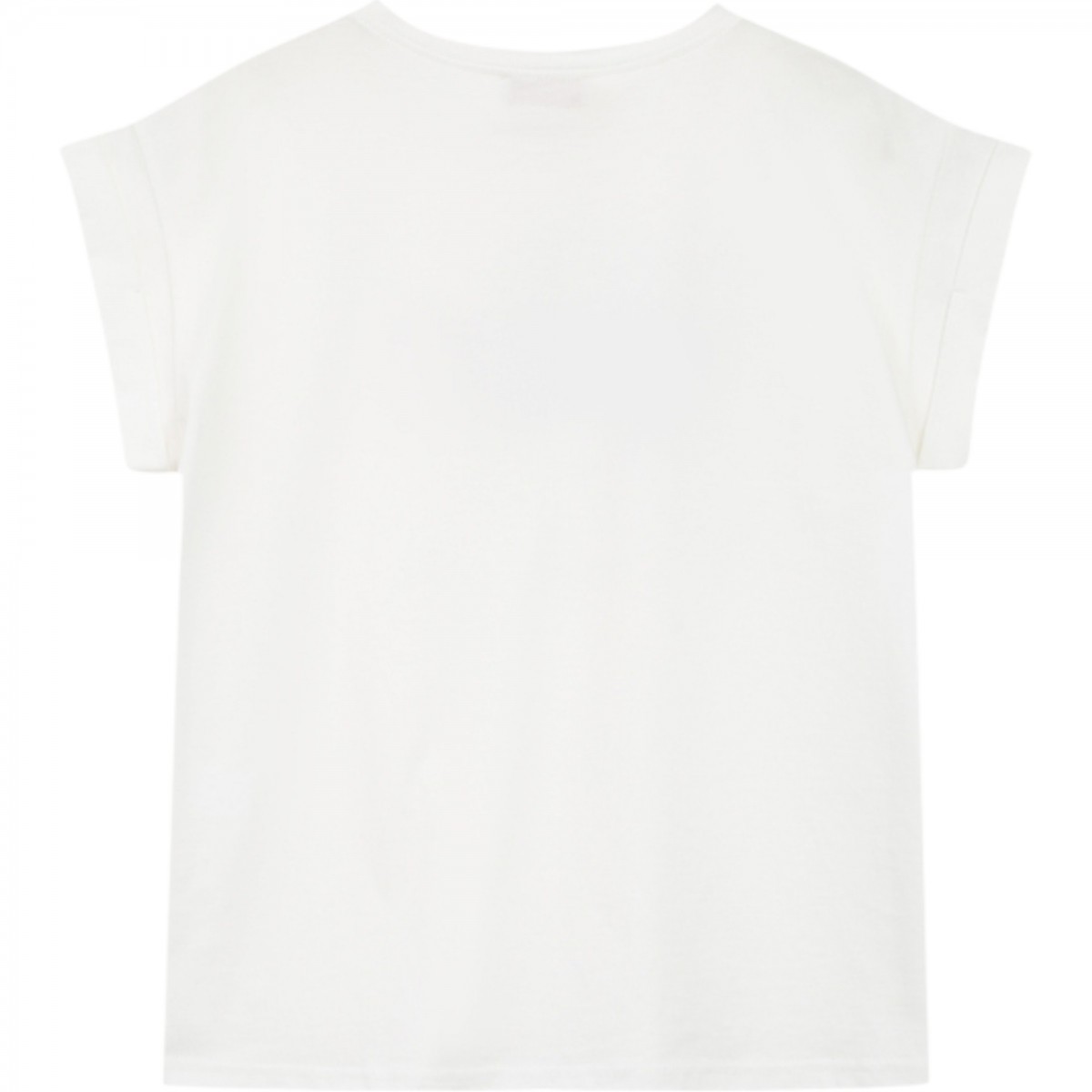 Grace et Mila - T-shirt blanc Amaretto rouge