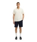 Selected - Short en lin bleu foncé homme