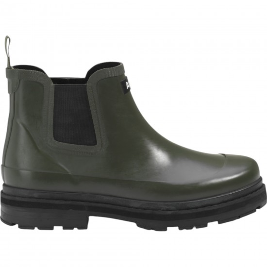 Aigle - Bottines de pluie kaki 2