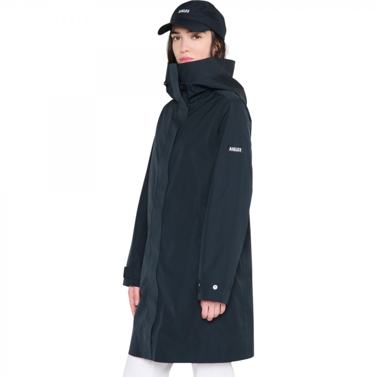 Aigle - Parka noir femme