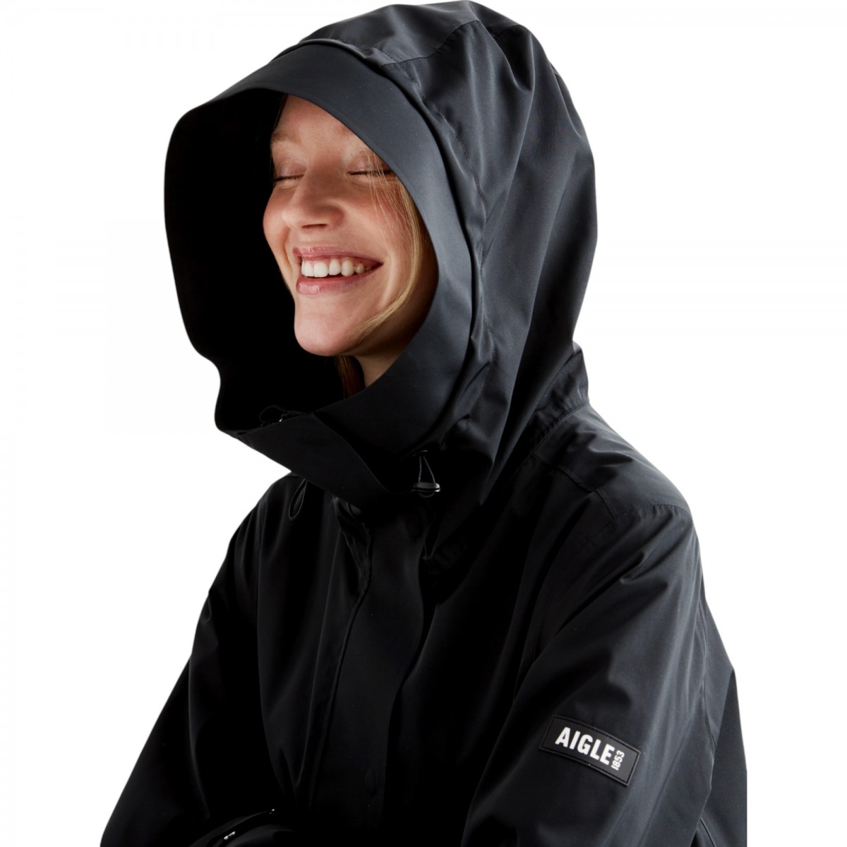 Aigle - Parka noir femme