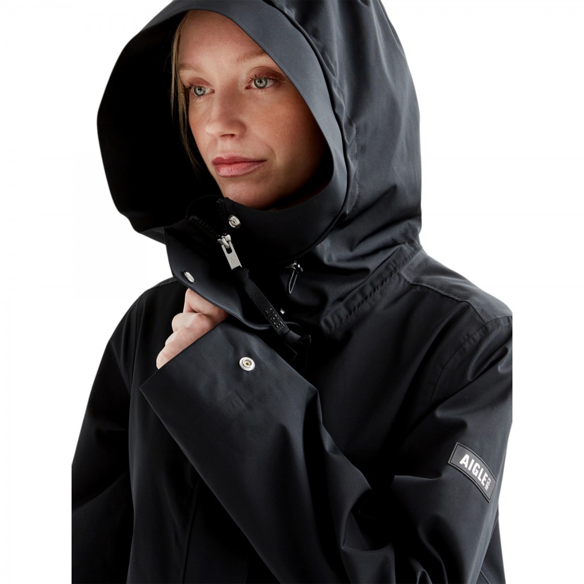 Aigle - Parka noir femme