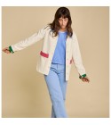 Graine Clothing - Veste en jean écru femme