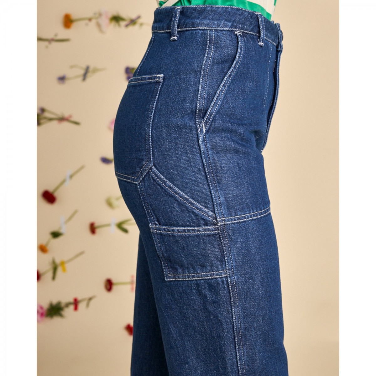 Graine Clothing - Jean large taille haute