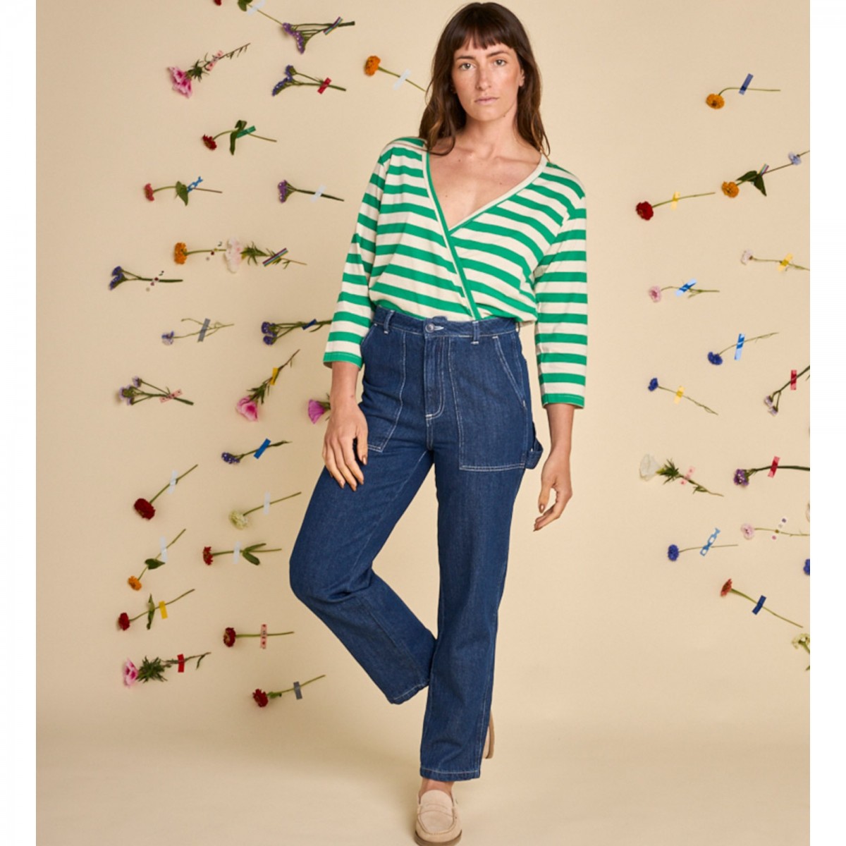 Graine Clothing - Jean large taille haute