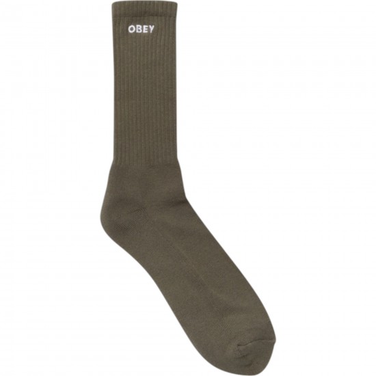 OBEY - Chaussettes kaki