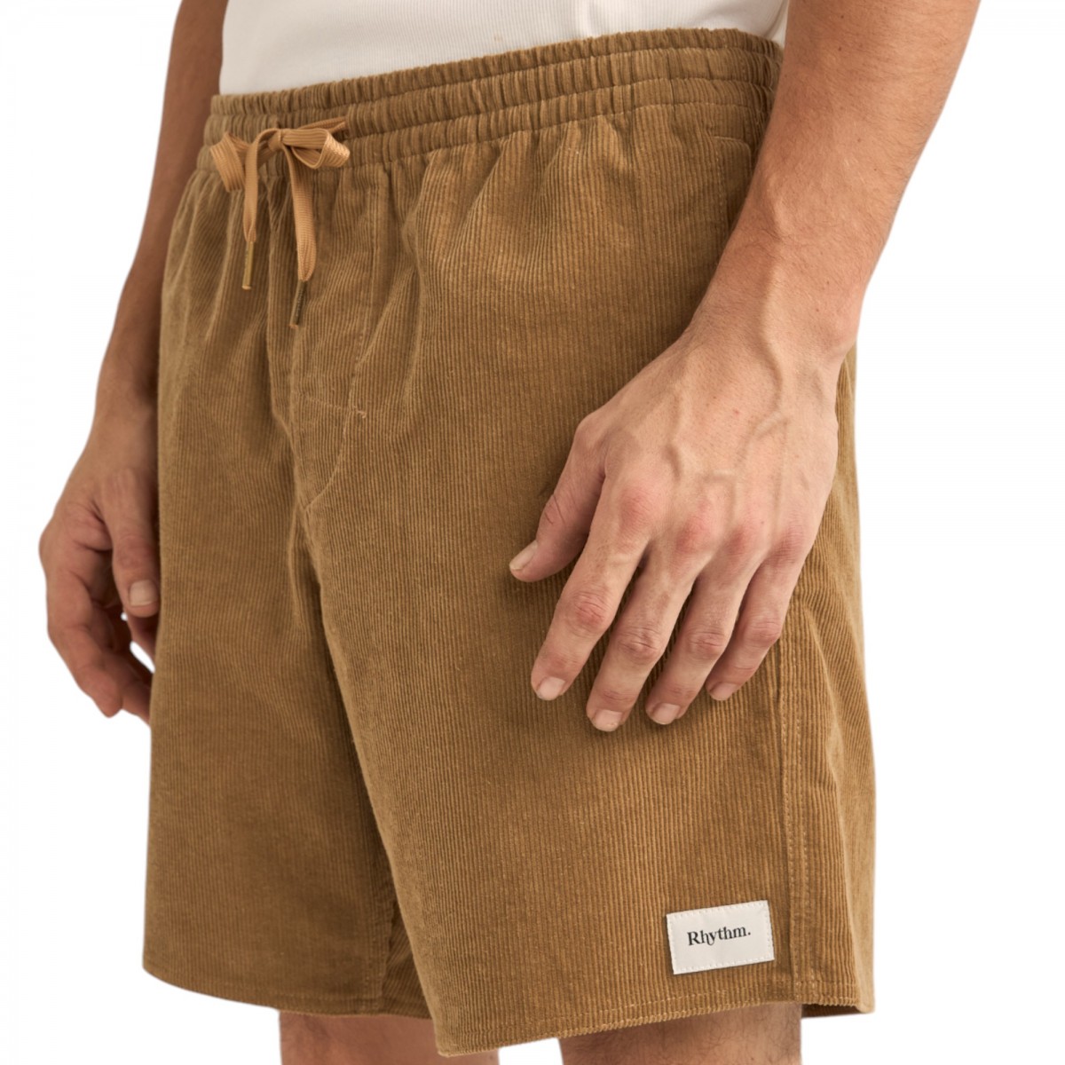 Rhythm - Short en velours côtelé camel